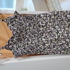Cute summer floral mini dress
